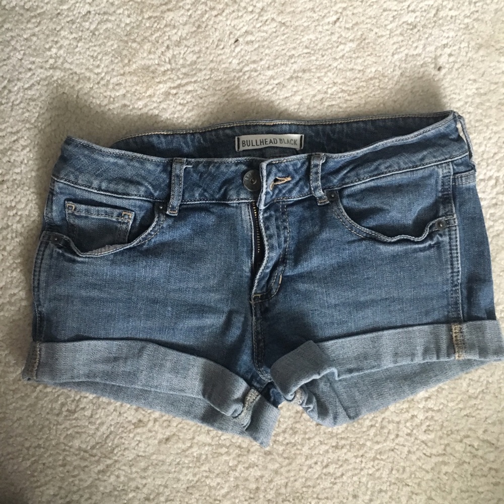 Pacsun blue denim jean shorts